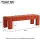 preview thumbnail 70 of 101, Upholstered Bedroom Bench Tufted Entryway Bench Modern End of Bed Bench Dining Bench with Gold/Black Metal Legs for Window
