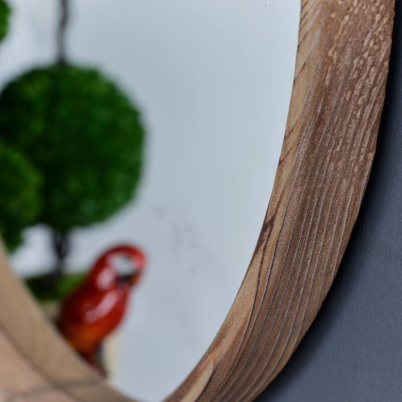 Round wall mirror for living room