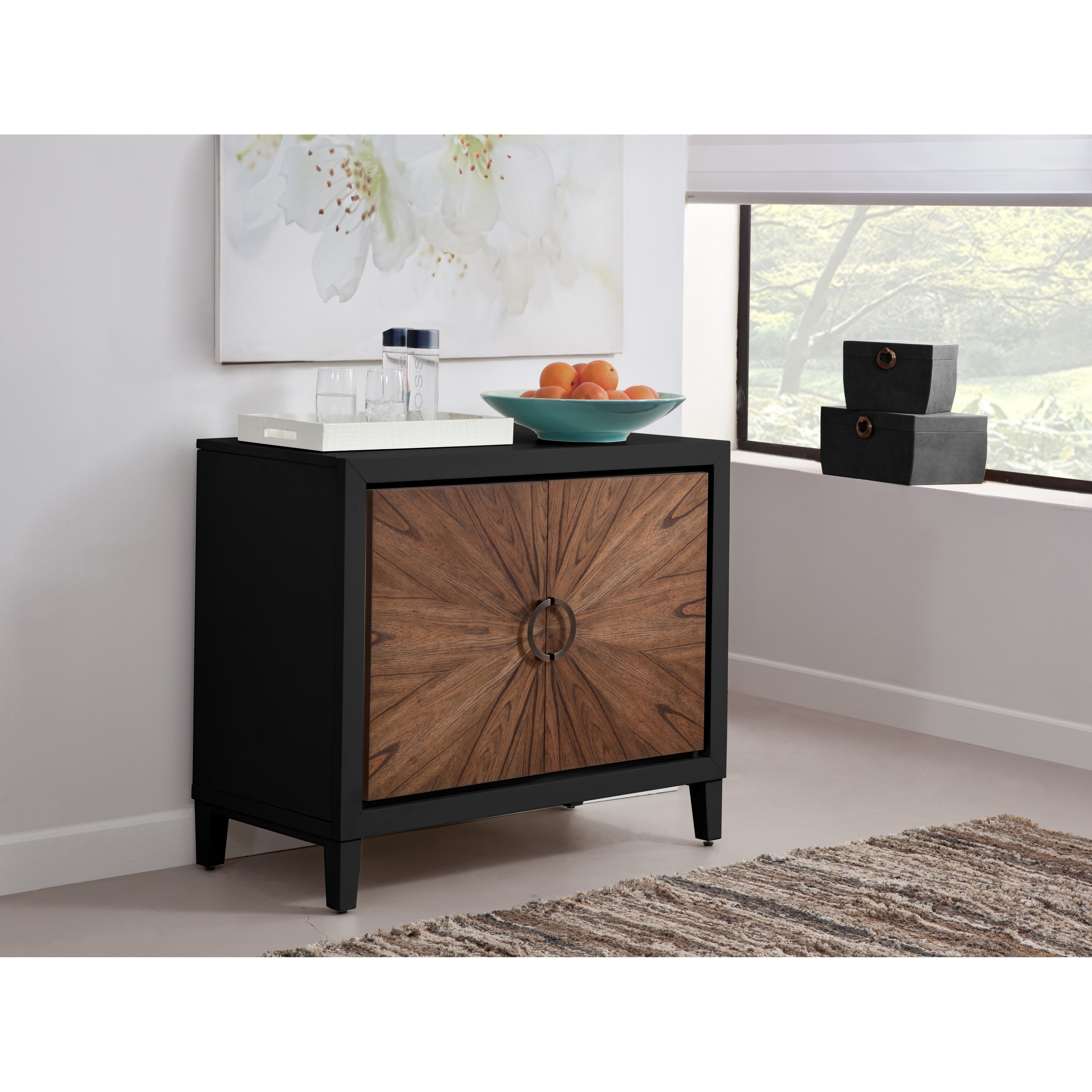 San Tropez 2-Door Wood Accent Chest