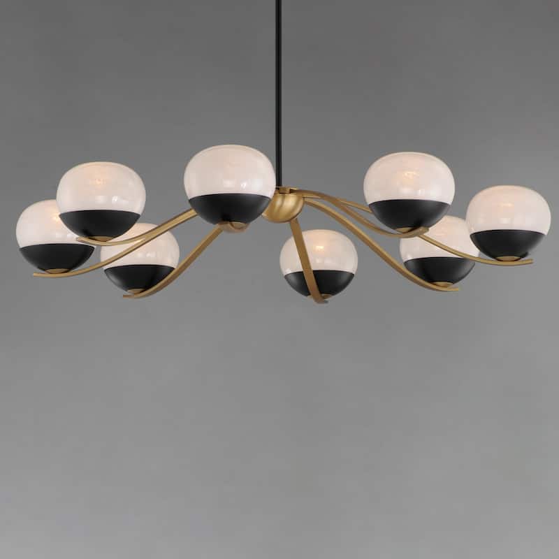 Maxim 24648MR Lucerne 8 Light 43" Wide Chandelier