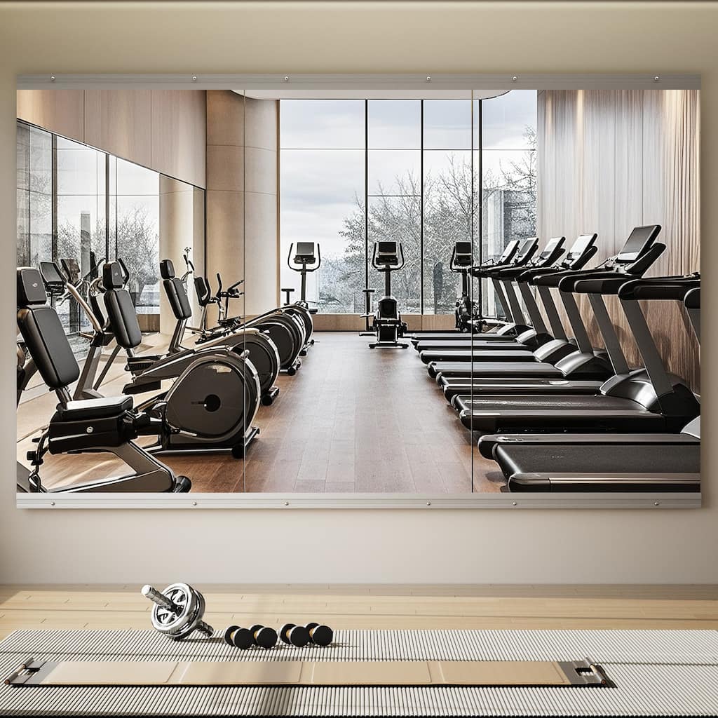 33" x 60" Gym Fitness Mirror Frameless Full Length Mirror,1PCS - 33"x60"