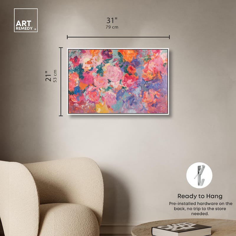 Kaleidoscope of Color Canvas by Art Remedy