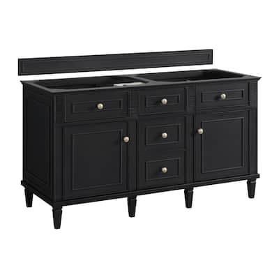 James Martin Vanities 424-V60D Lorelai 60" Double Basin Wood Vanity