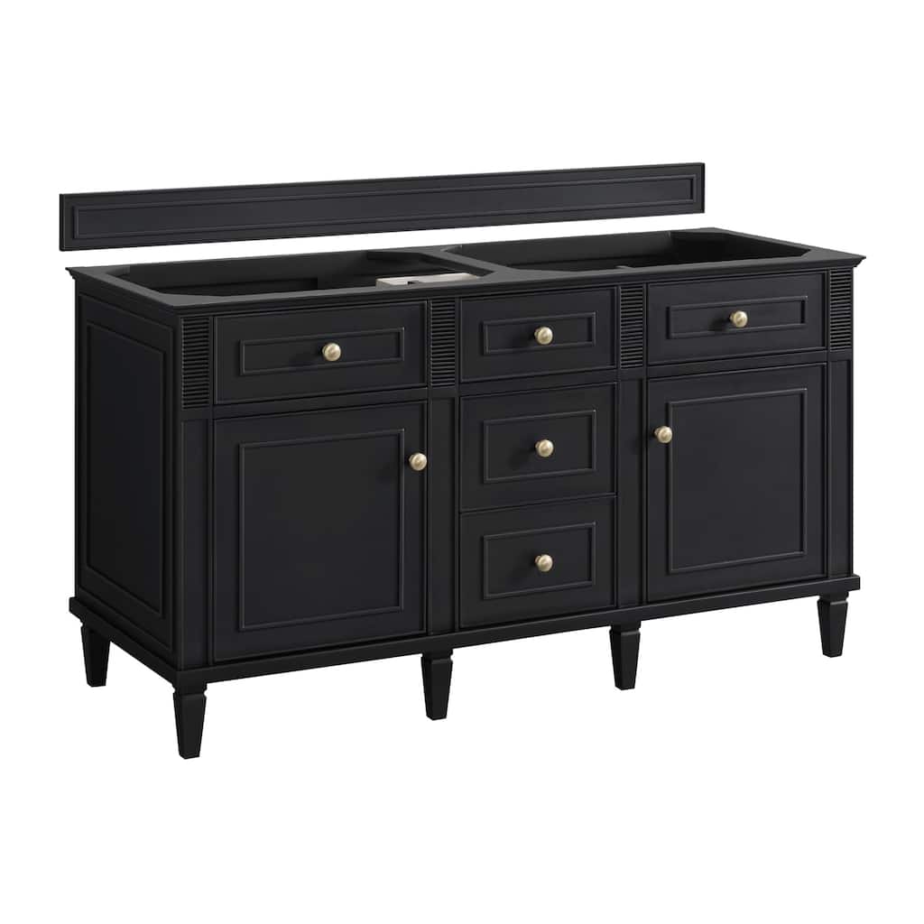 James Martin Vanities 424-V60D Lorelai 60" Double Basin Wood Vanity