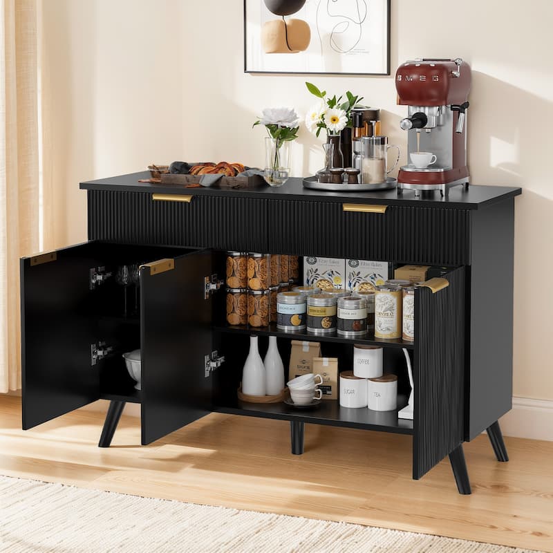 Pocassy 47-Inch Buffet Cabinet with Storage