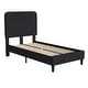 preview thumbnail 42 of 73, Upholstered Platform Bed with headboard