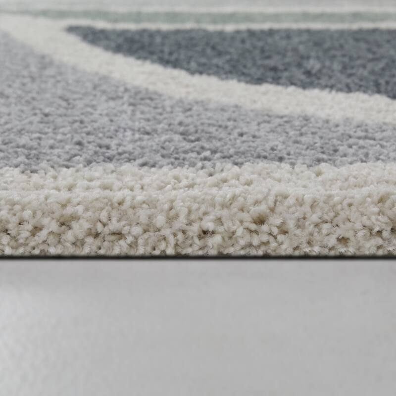 Cesare Abstract Shag Area Rug