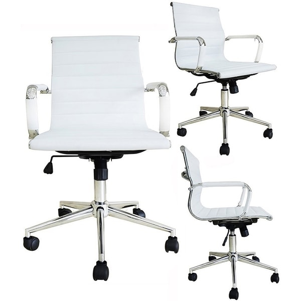 White chairs with new arrivals arms