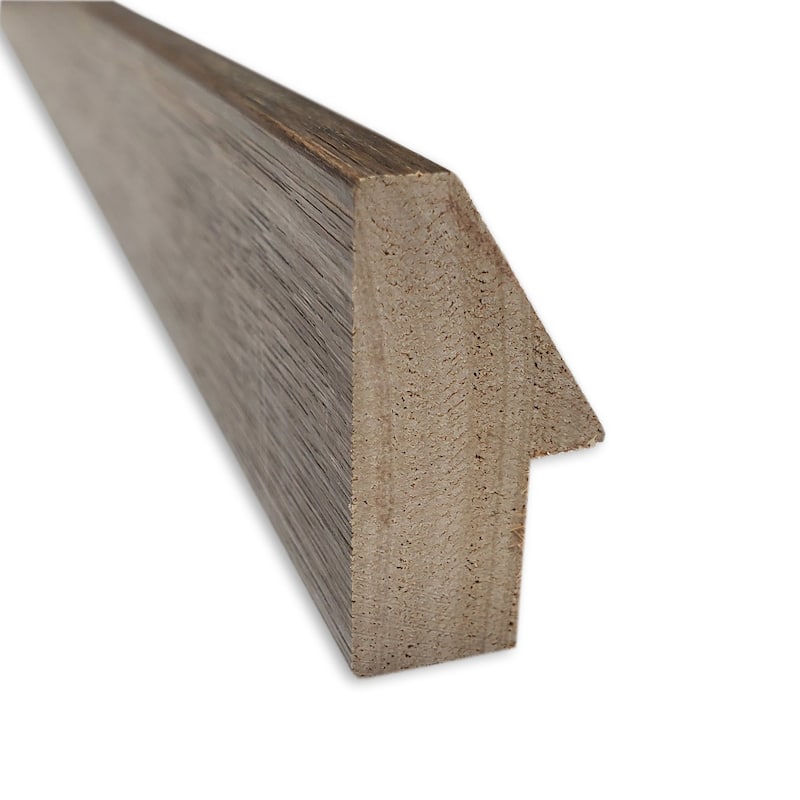 Hardwood Wedge Wood Framed Natural Corkboard Bulletin Board
