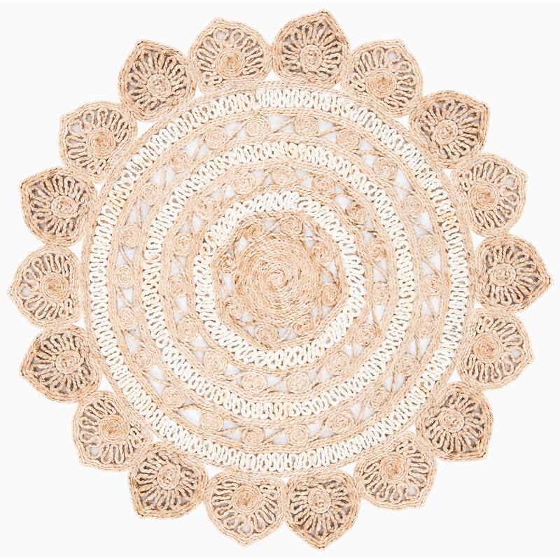 SAFAVIEH Handmade Natural Fiber Marlie Farmhouse Rug
