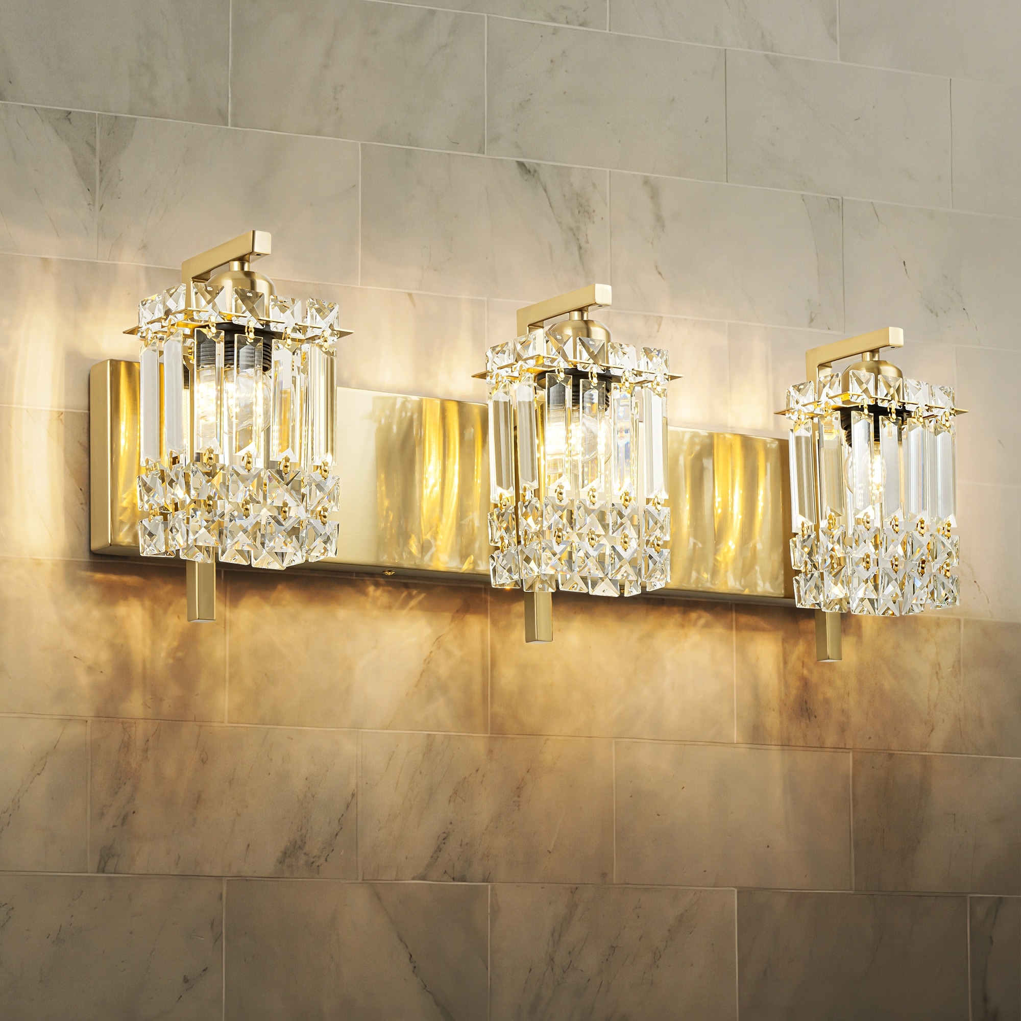 Chrome and gold vanity light 2025