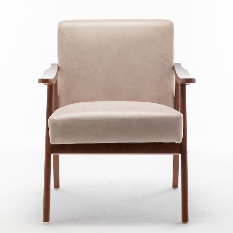 Solid Wood Frame Accent Chair