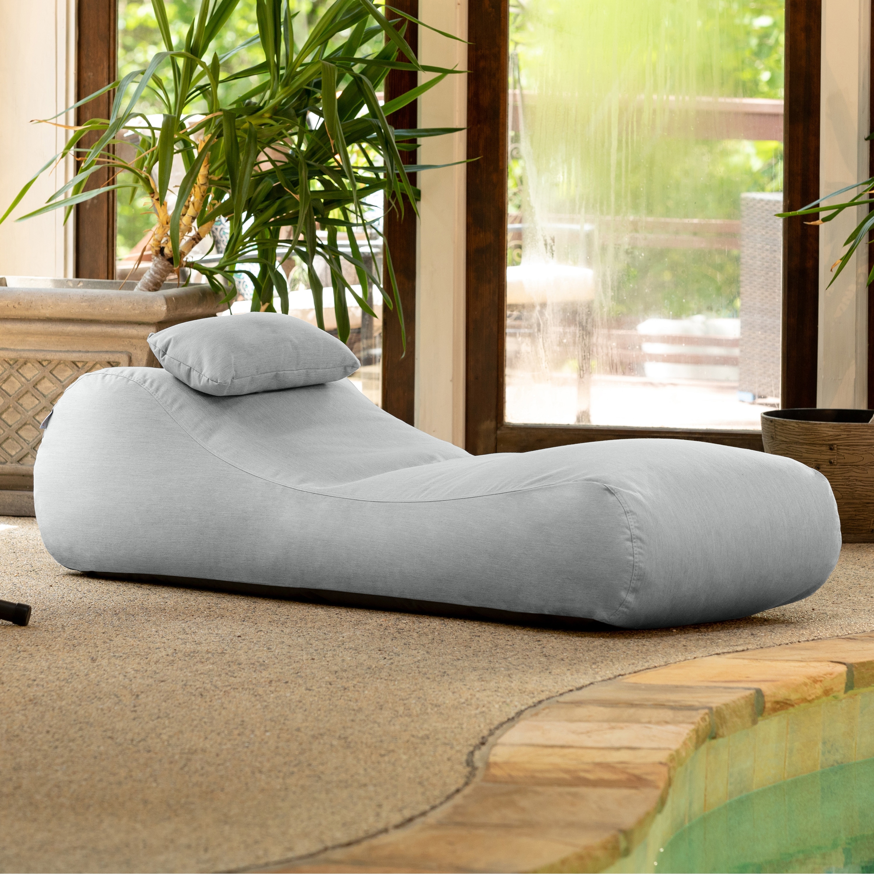 Jaxx Arlo Outdoor Bean Bag Lounge with Pillow On Sale Bed Bath