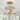 Modern Farmhouse 12-In 3-Light Drum Semi-Flush Mount Ceiling Light with Clear Glass