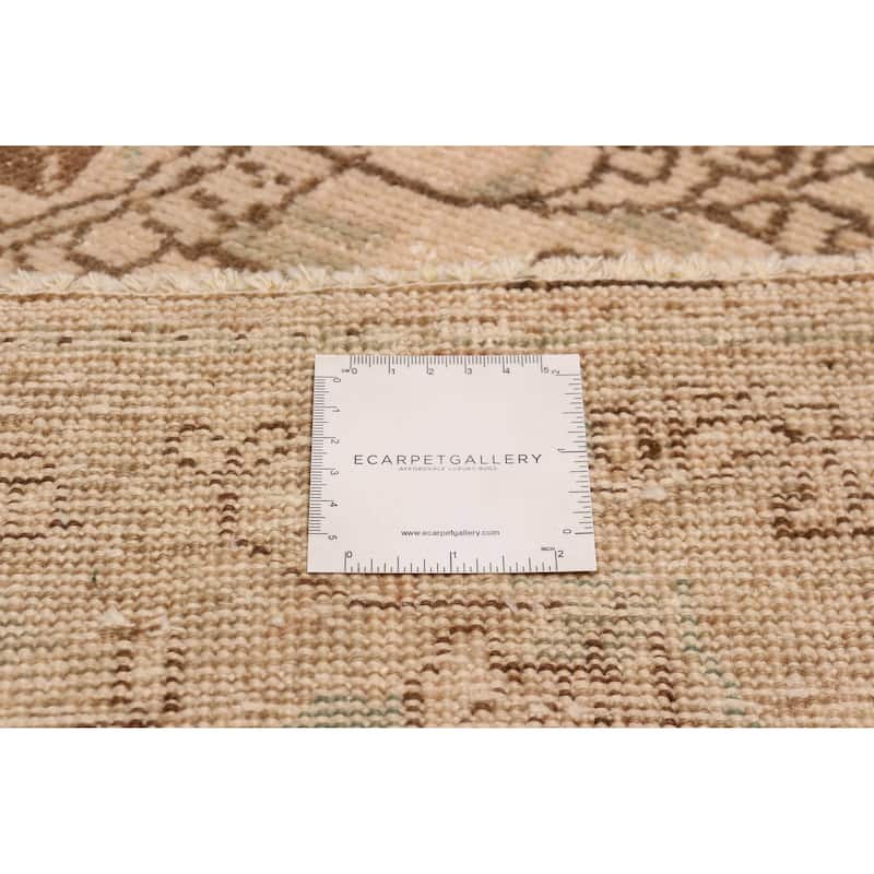 ECARPETGALLERY Hand-knotted Antalya Vintage Light Pink Wool Rug - 9'6 x 12'2