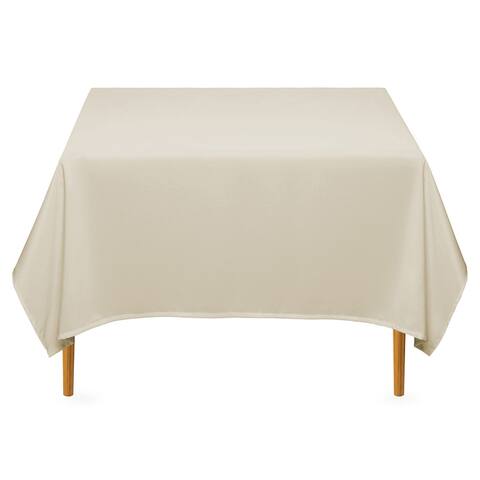 70 x 70" 10-Pack, Square Premium Tablecloth - Beige by Lann's Linens