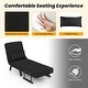 preview thumbnail 10 of 34, Costway Folding 5 Position Convertible Sleeper Bed Armchair Lounge w/