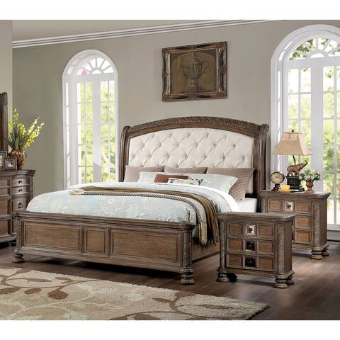 Cimarron Rustic Brown 3-Piece Bedroom Set by Furniture of America