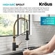 preview thumbnail 5 of 20, Kraus Bolden 1.8 GPM 18" Pull-Down Spray Kitchen Faucet with