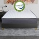 preview thumbnail 3 of 5, Onetan Mattress and Platform Bed Set, 9-Inch Medium Tight Top Hybrid Mattress and 14" Metal Platform Bed