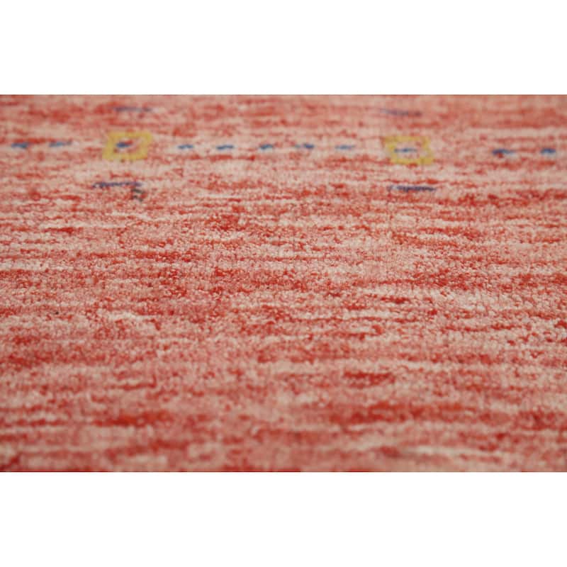 Tribal Gabbeh Indian Rug Handmade Contemporary Wool Carpet - 3'10" x 5'8"