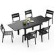 Option Black table - 82.68 inches long