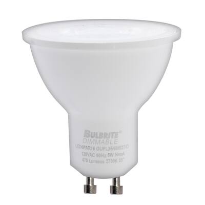 Bulbrite Pack of (3) 7 Watt Dimmable Flood MR16 Bi-Pin (GU5.3) LED Bulb