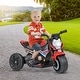 preview thumbnail 3 of 32, 6V Battery Powered Motorbike with Detachable Training Wheels for Kids - 29" x 15" x 19" Red