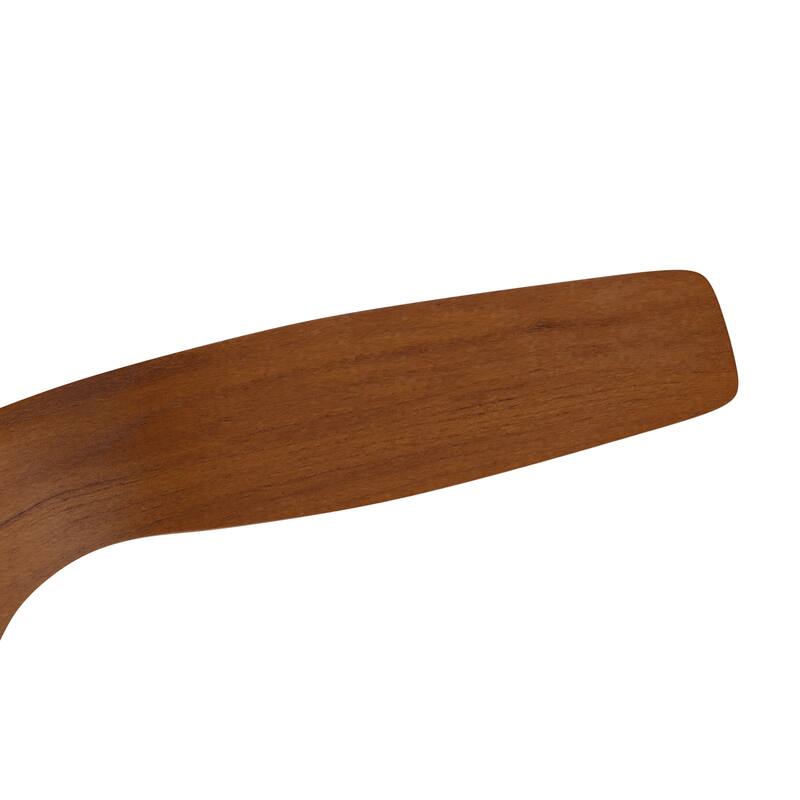 CARRO Haleth 52" 3-Blade Ceiling Fan with Remote-Solid Wood Blades