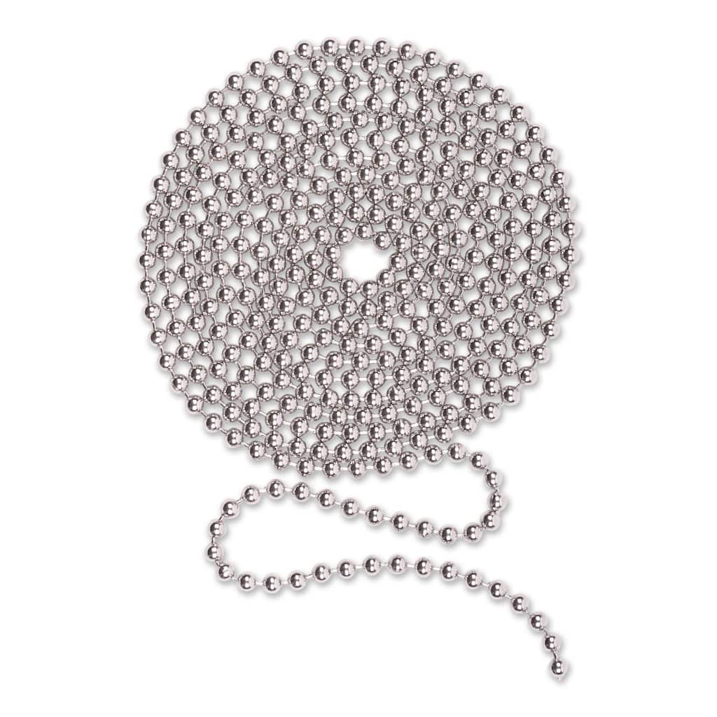 10-Foot Stainless Steel Pie Chain - Beaded Chain, 10 ft
