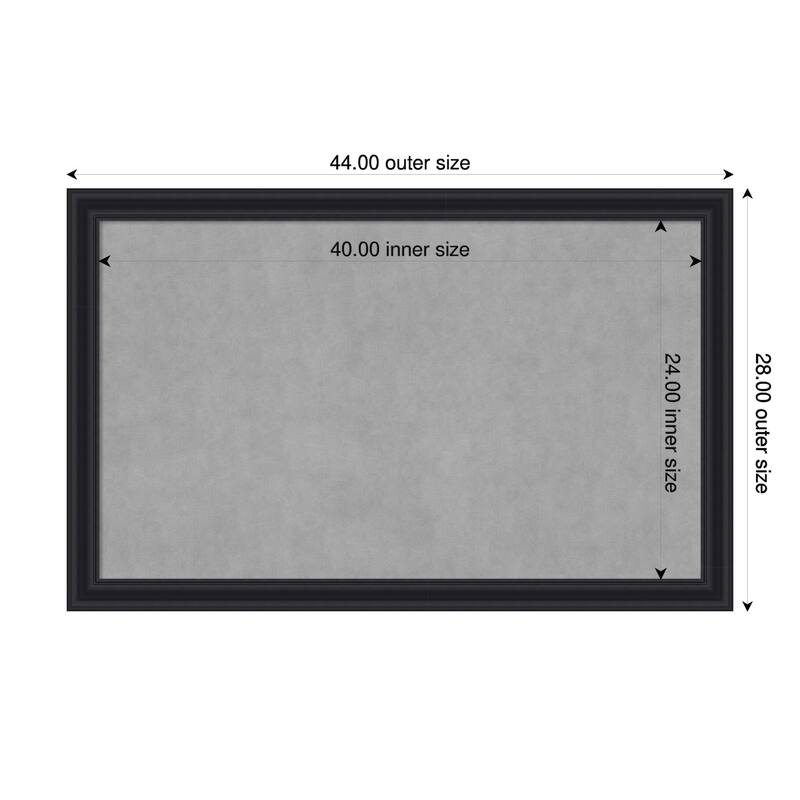 Amanti Art Dalat Black Framed - 44 x 28 in - Dalat Black