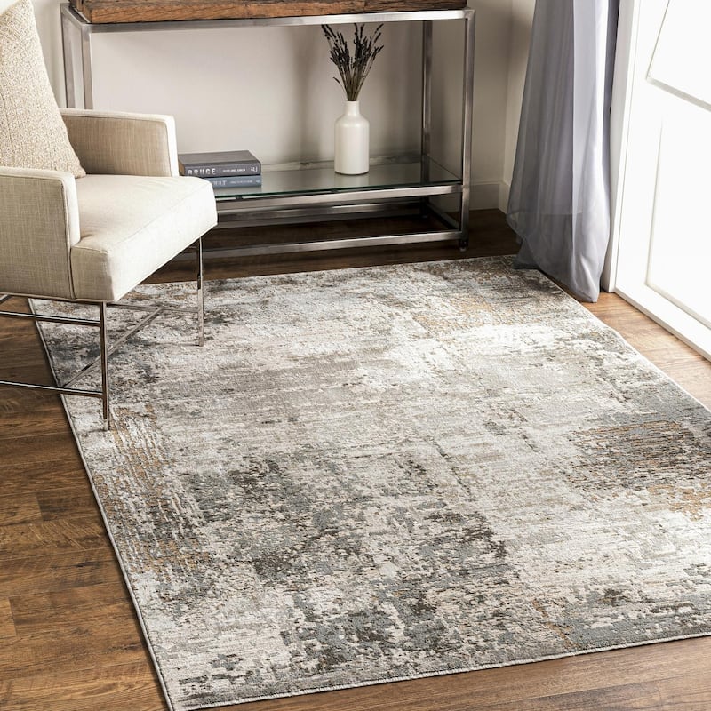 Livabliss Casual Brunswick Abstract Area Rug - 12' x 15' - Earth
