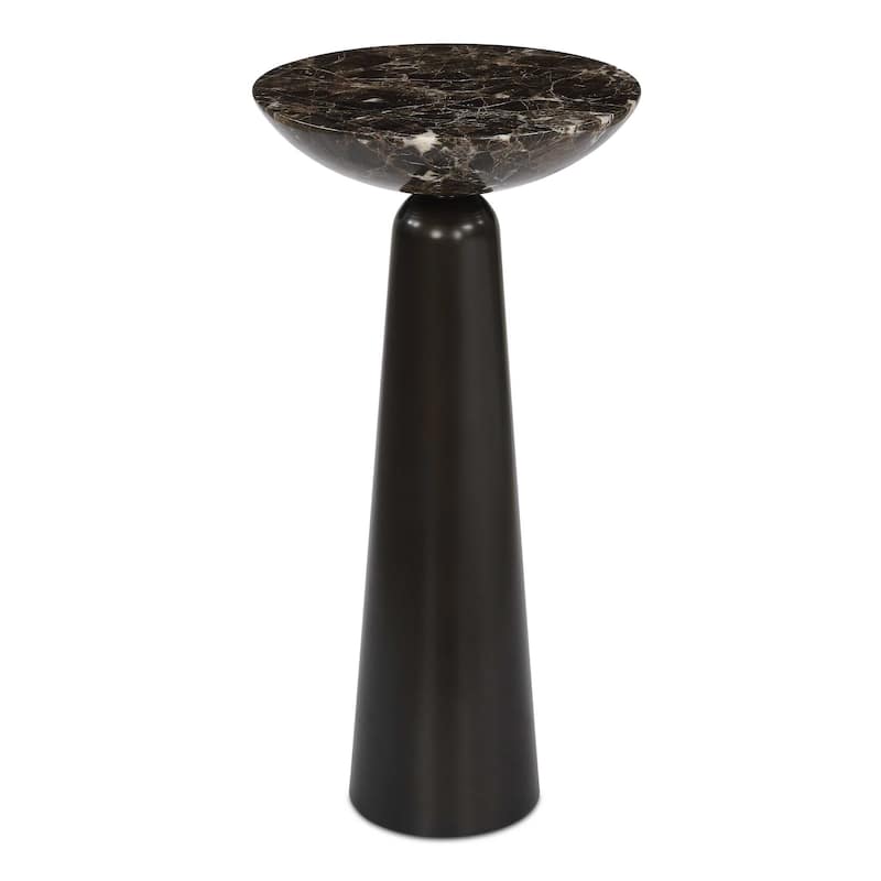 Uttermost Hastings Brown Marble Accent Table