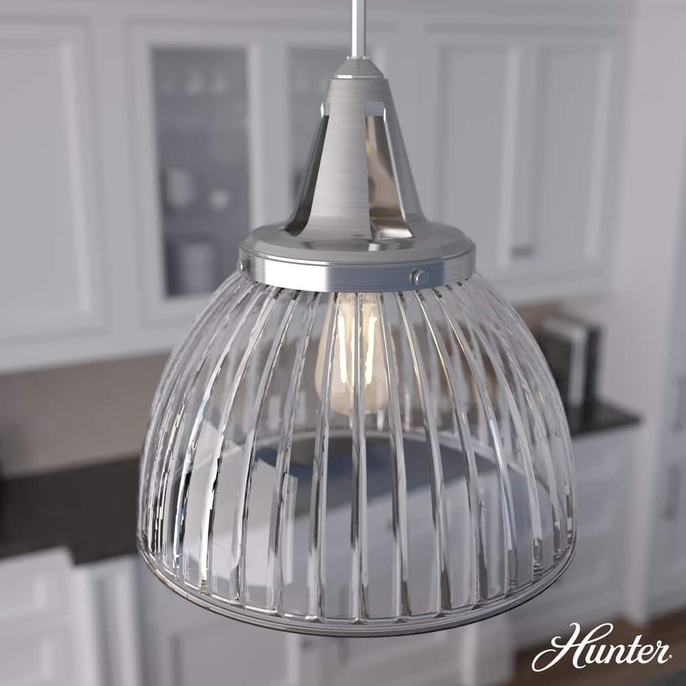 Hunter Cypress Grove 16" 1-Light Pendant - Island, Dining Room, Entry - Industrial, Contemporary, Transitional