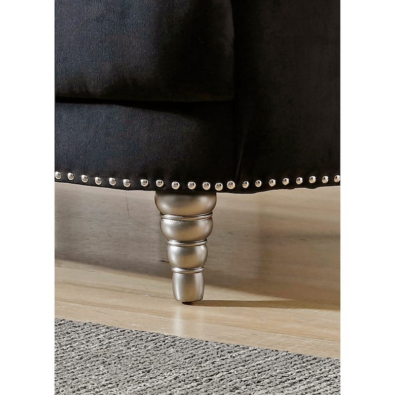 Dania Velvet Loveseat