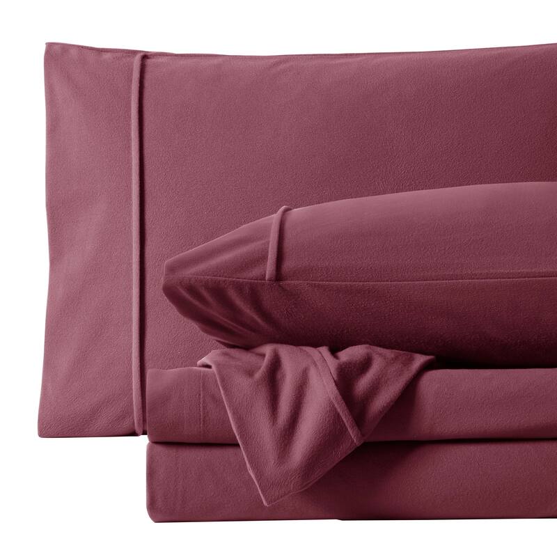 1500 Supreme Sweet Home Collection Flannel Sheet Set