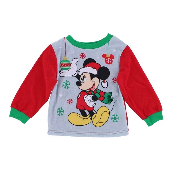Pyjama S New Disney Mickey Mouse Christmas Holiday Toddler Boys Pajamas 2t 3t 4t 5t Baby Samsungupdated Com