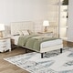 preview thumbnail 52 of 65, VECELO Upholstered Kids Bed Frame with Diamond Tufted Headoard,Twin Size Bed Set of 2