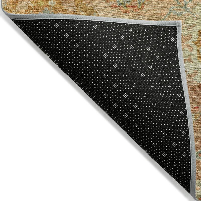 HomeRoots Floral Traditional Rectangle Outdoor Rug