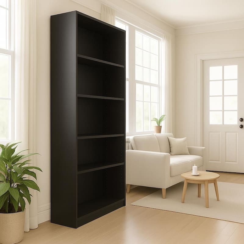5-Tier Bookshelves Storage Cabinet For Bedroom