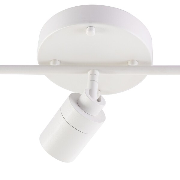 VidaLite Modern LED Track Light 7W Three Bulb Fixed Rail Ceiling Lighting with Rotating Heads 3000K 1470 Lumens Sand White Bed Bath Beyond 31301411
