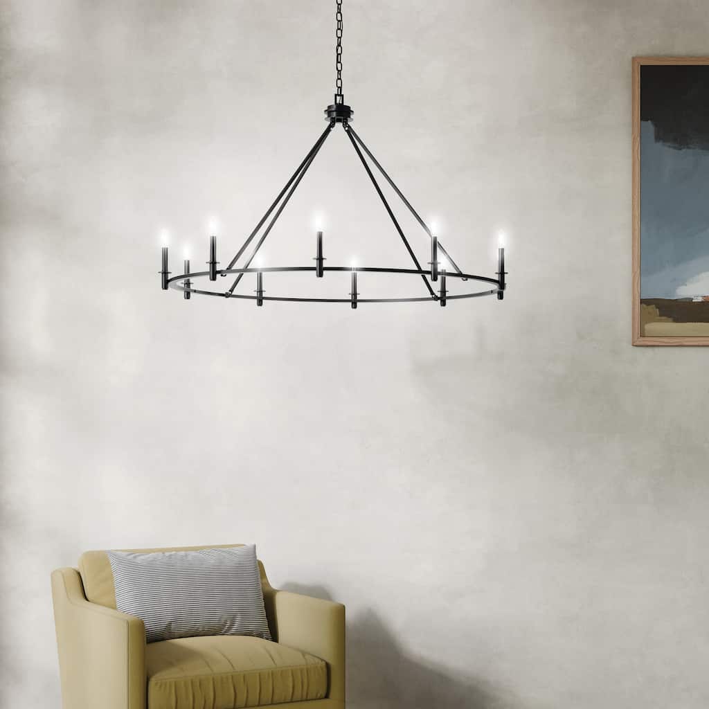 Kichler Lighting Carrick 54.25 in. 10-Light Chandelier