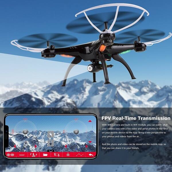 Shop Syma X5sw V3 Wifi Fpv 2 4g Rc Quadcopter Drone With Hd Camera