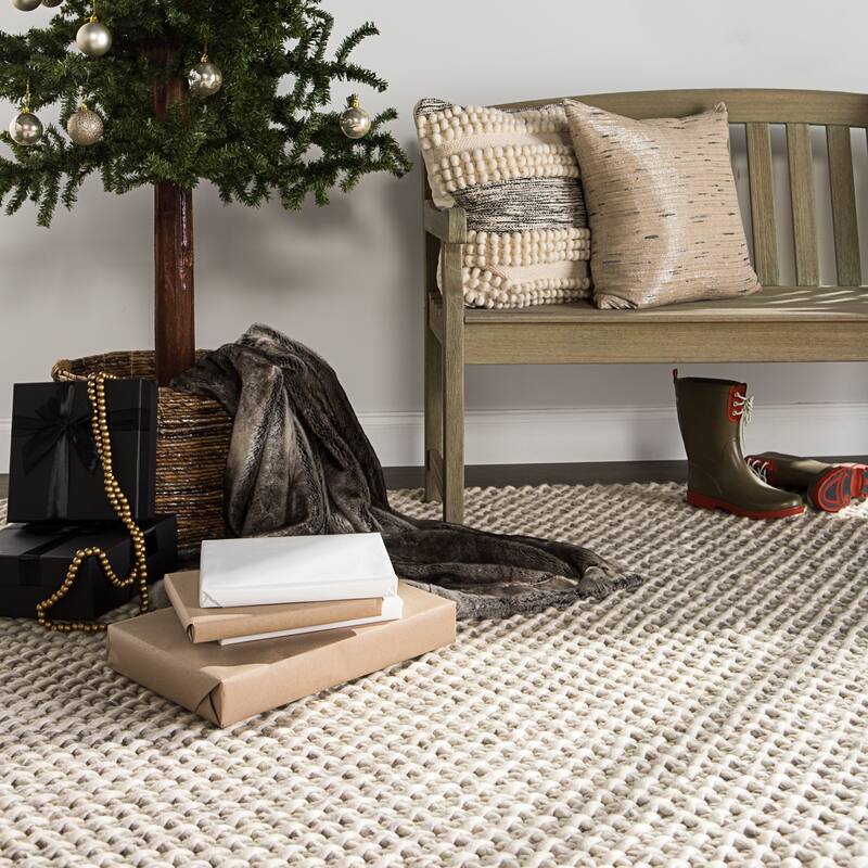 Thurstan Handmade Heathered Wool Area Rug