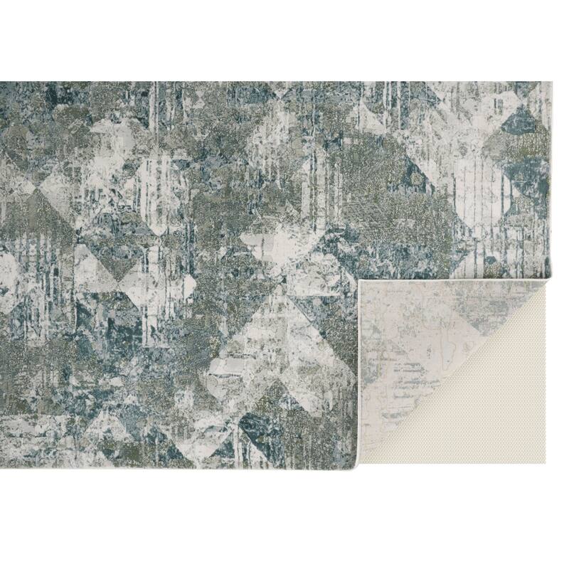 Grand Bazaar Halton Machine Made Abstract Transitional Area Rug