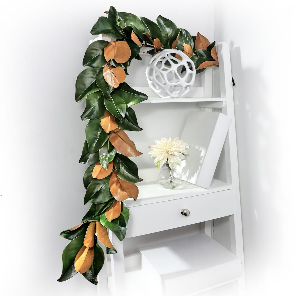 Eva New Magnolia Leaf Garland 55"