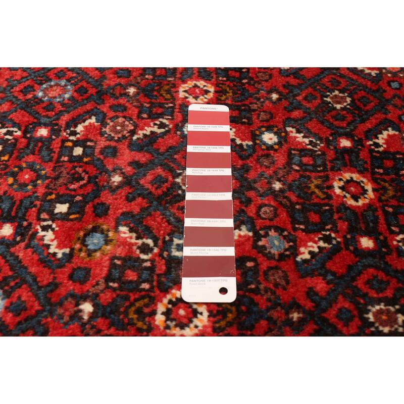 ECARPETGALLERY Hand-knotted Andelz Red Wool Rug - 3'8 x 10'3