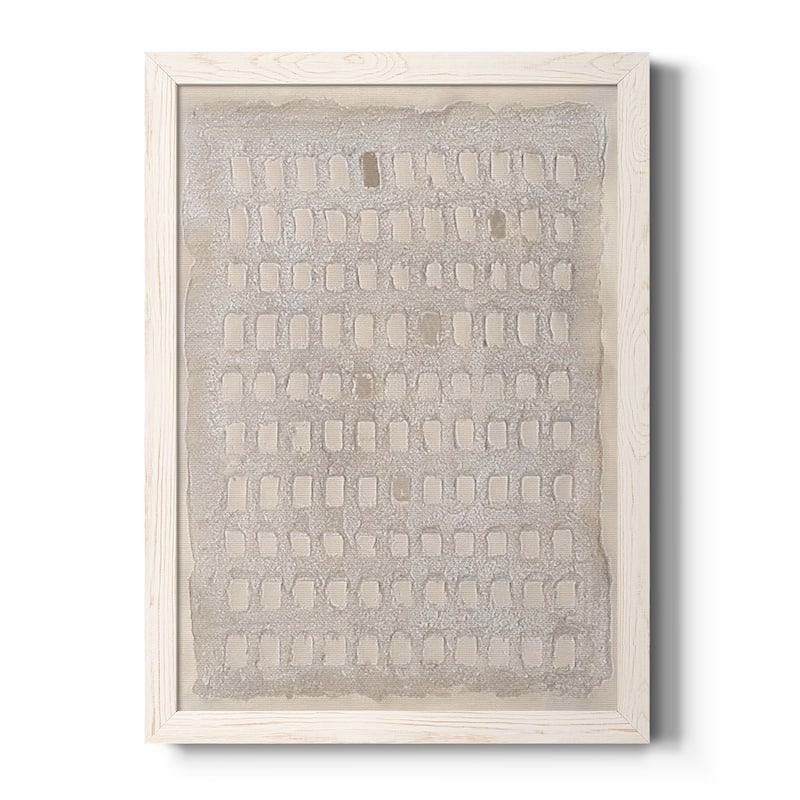 Pearl Punch Card I-Premium Framed Canvas - Ready to Hang - 31.5x43.5 - White