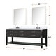 preview thumbnail 10 of 40, Lexora Norwalk Bath Vanity, Carrara Marble Top, Faucet Set, and Mirror