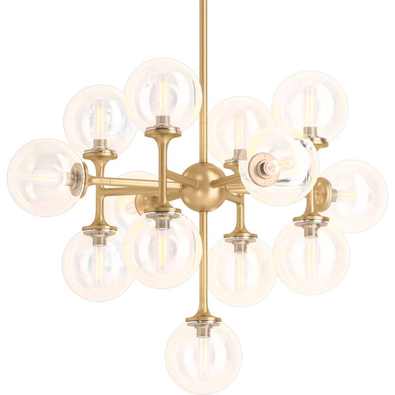 Kohler Lighting 31767-CH13 Bellera 13 Light 32" Wide Sputnik - Brushed Moderne Brass